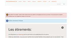 Desktop Screenshot of exercicesdetirement.com